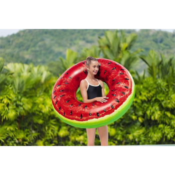 Owocowe Koło dmuchane do pływania Arbuz dla dzieci 12+ i dorosłych BESTWAY 119cm